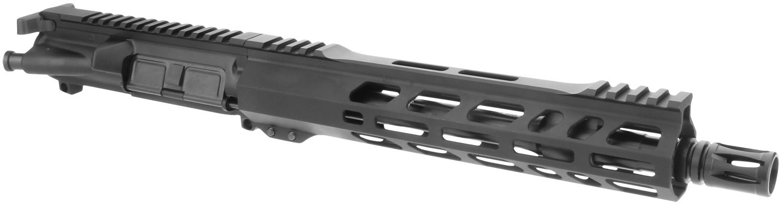TacFire BU-556-10 Pistol Upper Assembly  5.56x45mm NATO Caliber with 10" Black Nitride Barrel, Black Anodized 7075-T6 Aluminum Receiver & M-LOK Handguard for AR-Platform  Includes Bolt Carrier Group
