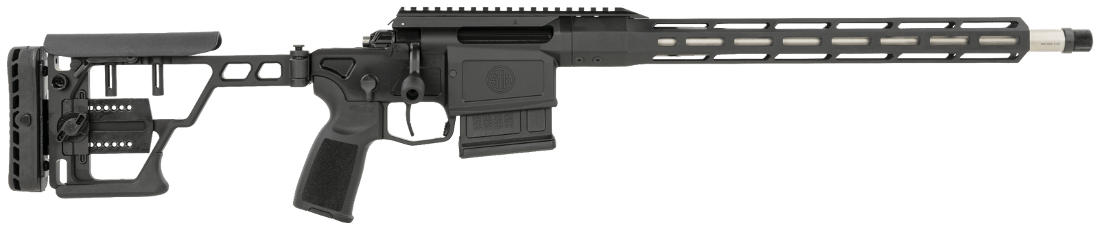Sig Sauer CROSS30816B Cross  308 Win 5+1 16" Barrel, Black Anodized Metal Finish, Black Sig Precision Adjustable Folding Stock, Curved 2 Stage Match Trigger, Black Polymer Grip