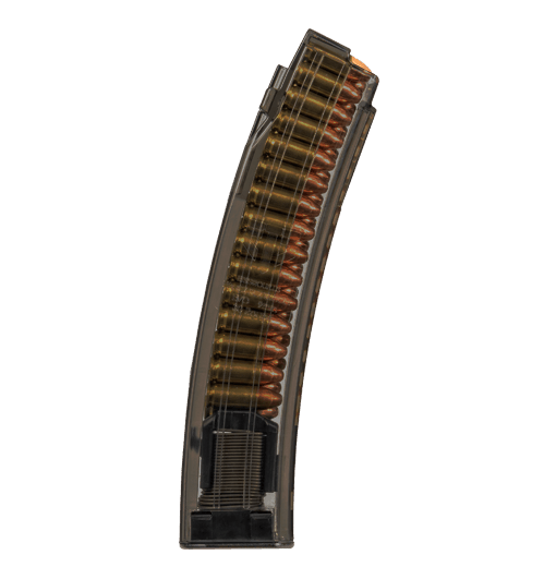 ETS Group   Gen 2 30rd 9mm Fits CZ Scorpion Evo Transparent Smoke