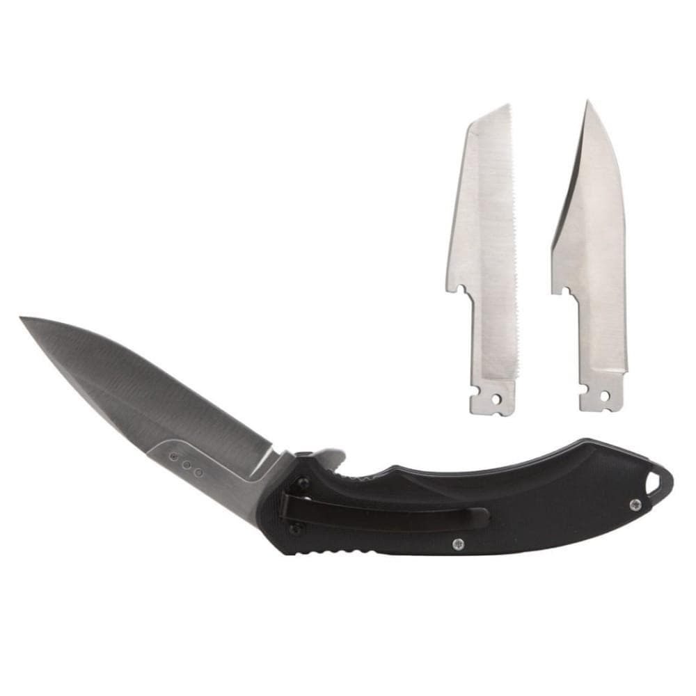 ABKT Elite Switch Folder Knife 4-1/4" Blades Black