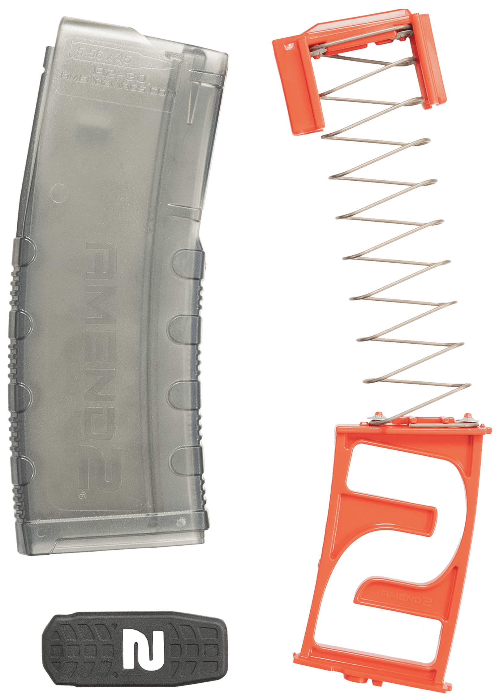 Amend2 556MODCS1030 MOD-C  10rd Fits AR-15 Smoke Polymer