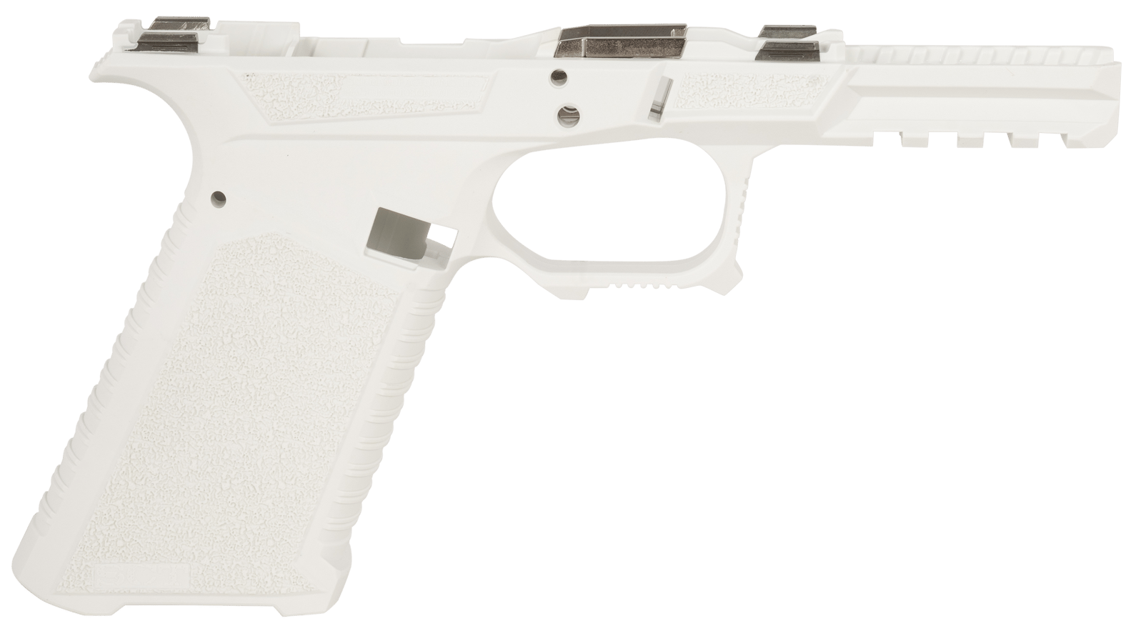Sct Manufacturing 0225010100IF  Full Frame White 9mm Luger Polymer Frame