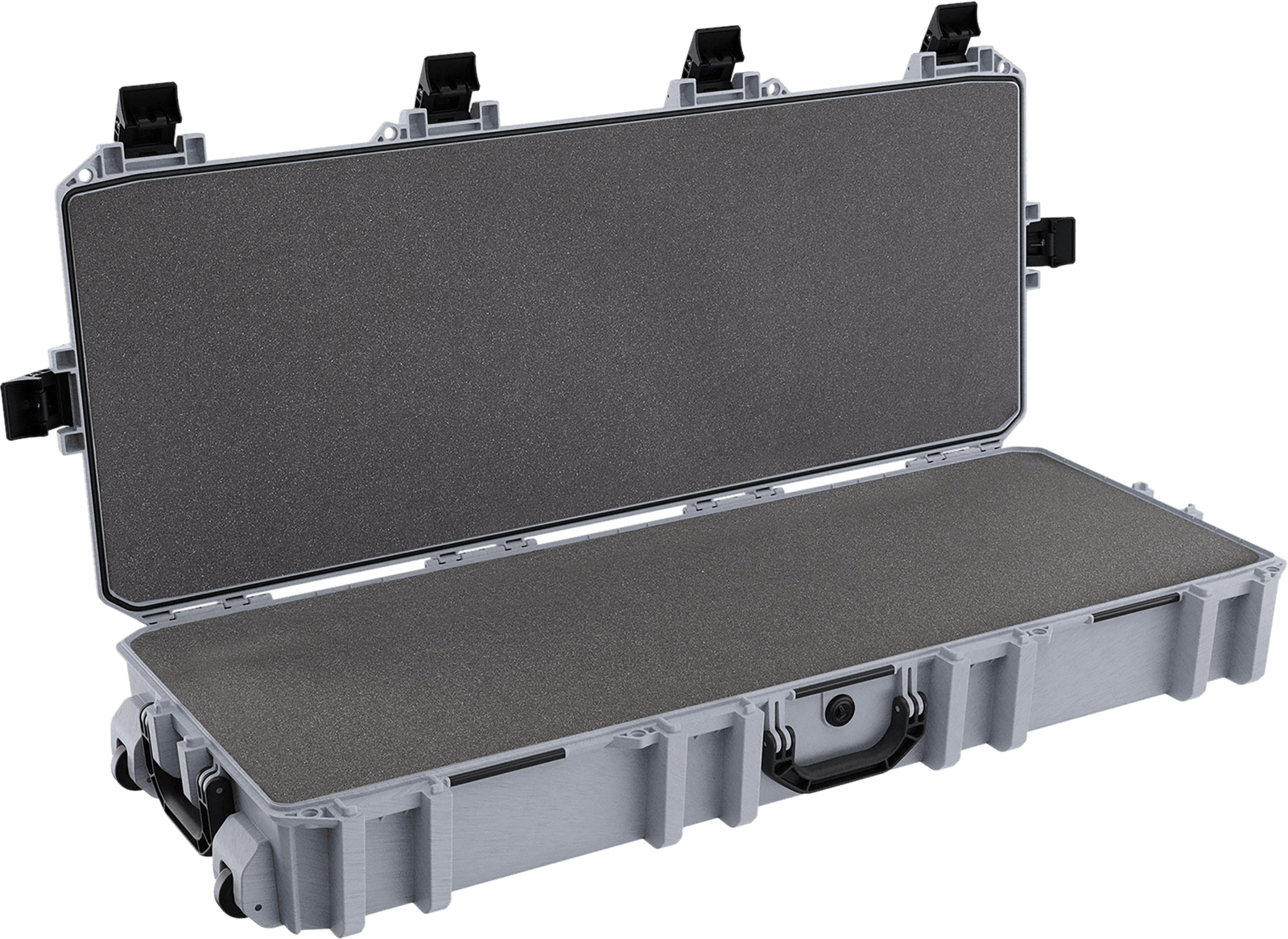 Pelican VCV7300000GRY Vault Double Rifle Case 44" Gray Polyethylene Foam Weather Resistant