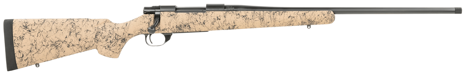 Howa HHS43164 M1500 HS Precision 308 Win 5+1 22" Threaded Barrel, Black Metal Finish, Tan Black Webbed Fixed HS Precision Stock