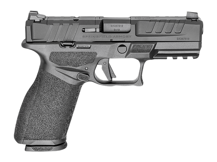 Springfield Armory EC9409BFCU15 Echelon 4.0FC 9mm Luger 15+1 4" Black Melonite Steel Barrel &  Optic Ready/Serrated Slide, Black Polymer Frame w/Picatinny Rail, Ambidextrous