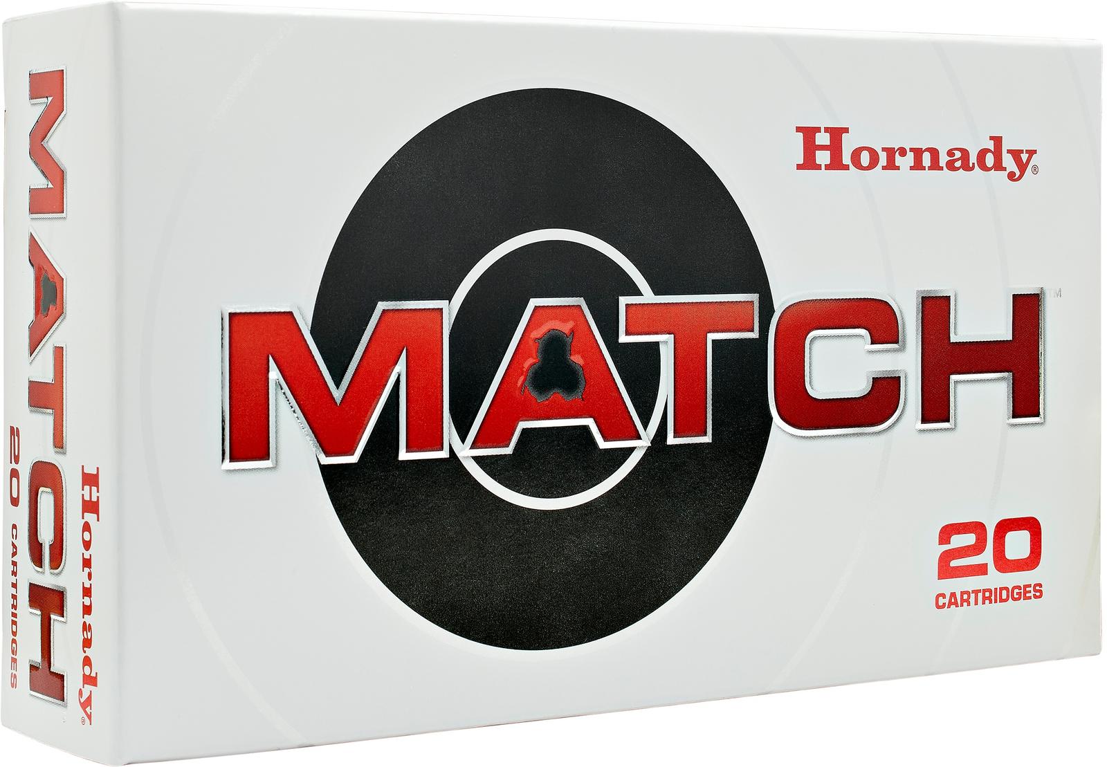 Hornady 8026 Match  223Rem 75gr Boat Tail Hollow Point 20 Per Box/10 Case