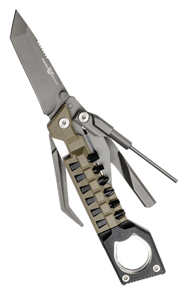 Real Avid AVPSTL Pistol Tool Silver Stainless Steel 3" Part Serrated Handgun