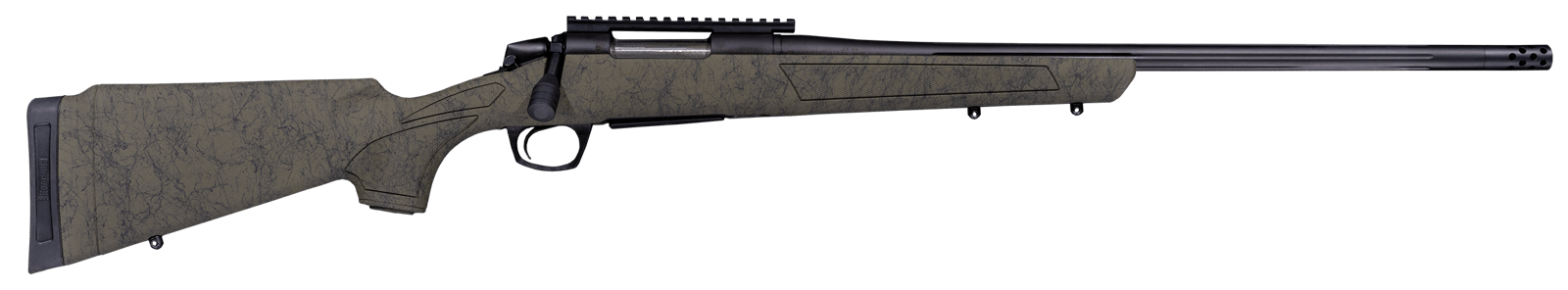 CVA CR3983G Cascade XT Full Size 308 Win 4+1 22" Graphite Black Cerakote Steel Threaded Barrel, OD Green Adj w/Soft Touch Synthetic Stock