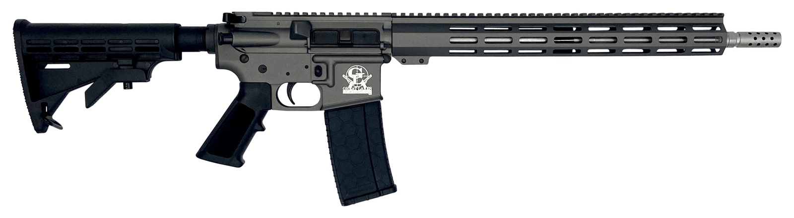 Great Lakes Firearms GL15223SSTNG AR-15  223 Wylde 16" Stainless 30+1, Tungsten Rec, Black Stock & Grip