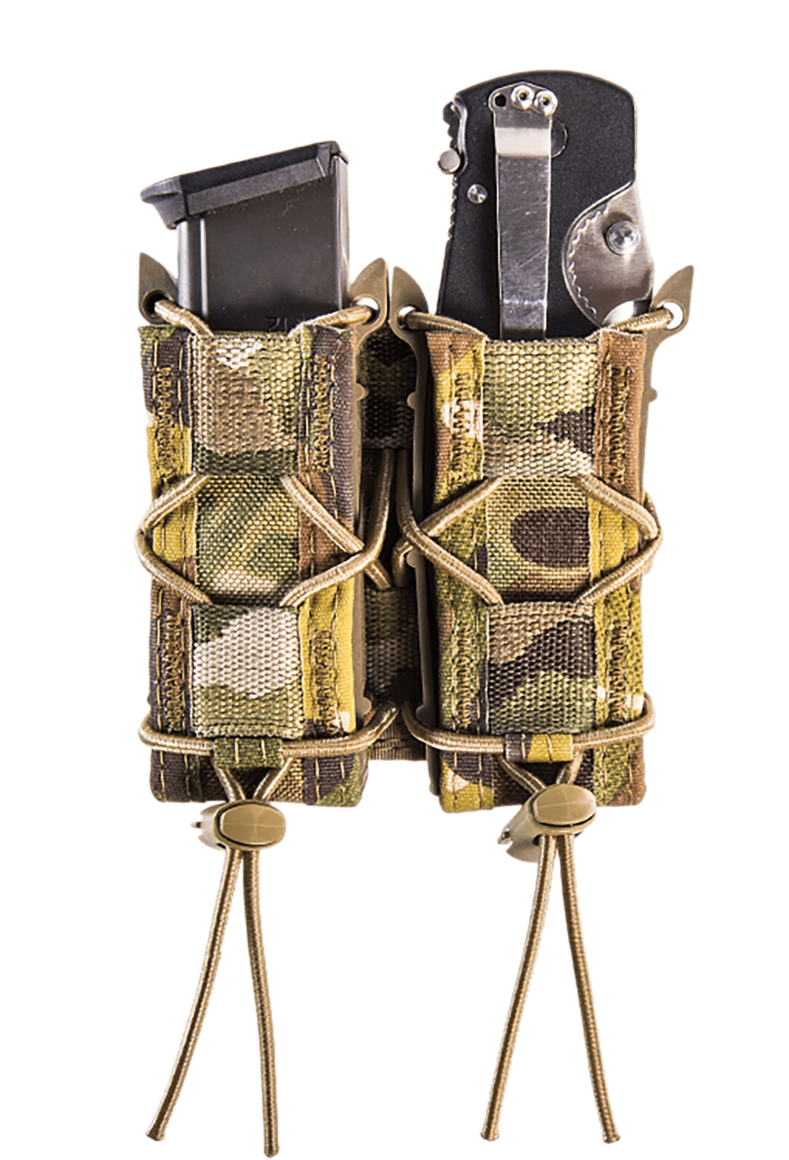 High Speed Gear 11PT02MC TACO Mag Pouch Double MultiCam Nylon MOLLE Compatible w/ Pistol