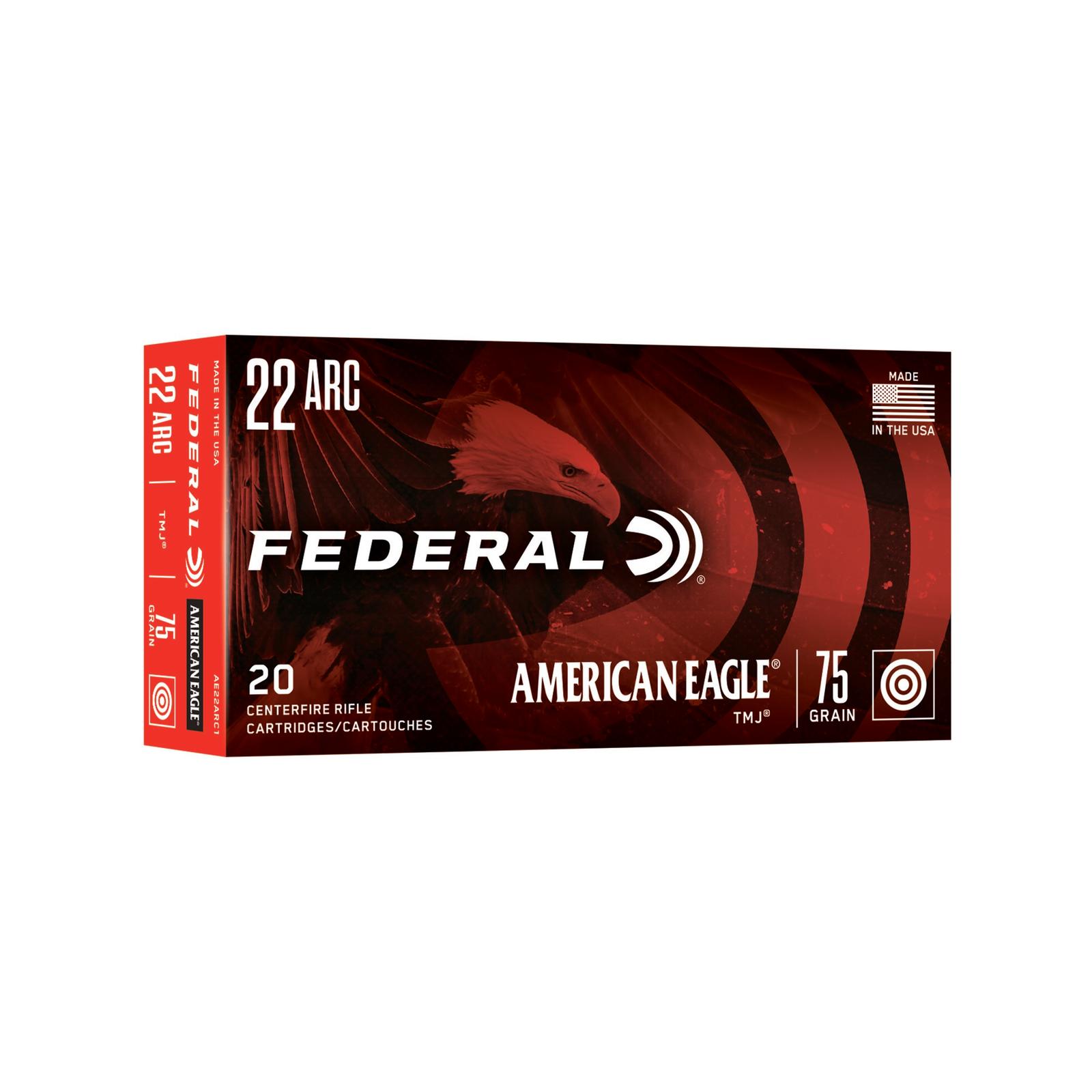 FED AM EAGLE 22ARC 75GR TMJ 20/200