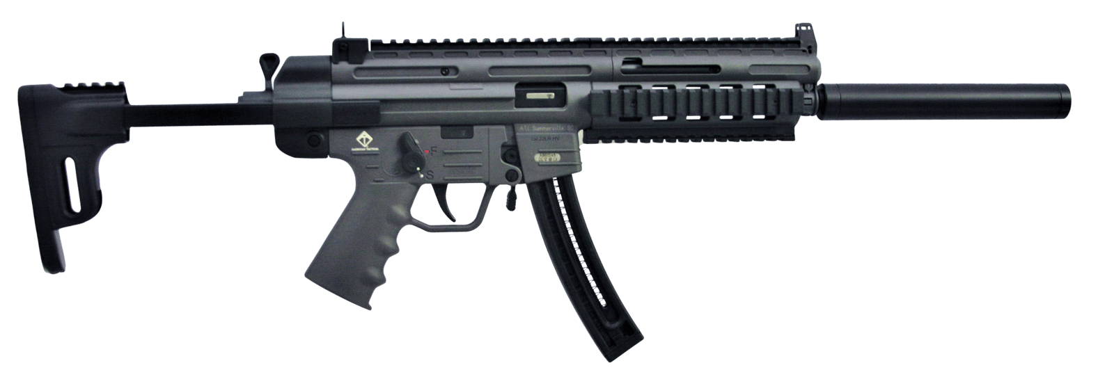GSG GSGGERGGSG1622S GSG-16 Carbine Full Size 22 LR 22rd 16.25" Black Smoke Polymer Receiver Black Collapsible w/Storage Compartment Stock Right Hand