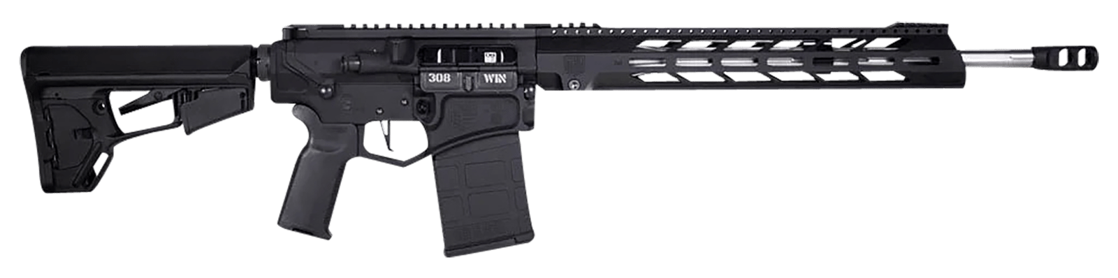 Diamondback DB1059C001 DB10  308 Win 18" 20+1 Black Adjustable Magpul ACS-L Stock Black Magpul MOE-K2+ Grip