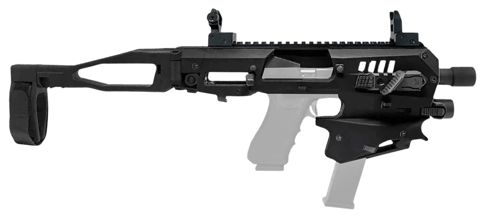 Meta Tactical Llc MCKGEN2 Micro Conversion Kit Fits Glock Gen2 Black Synthetic Stock