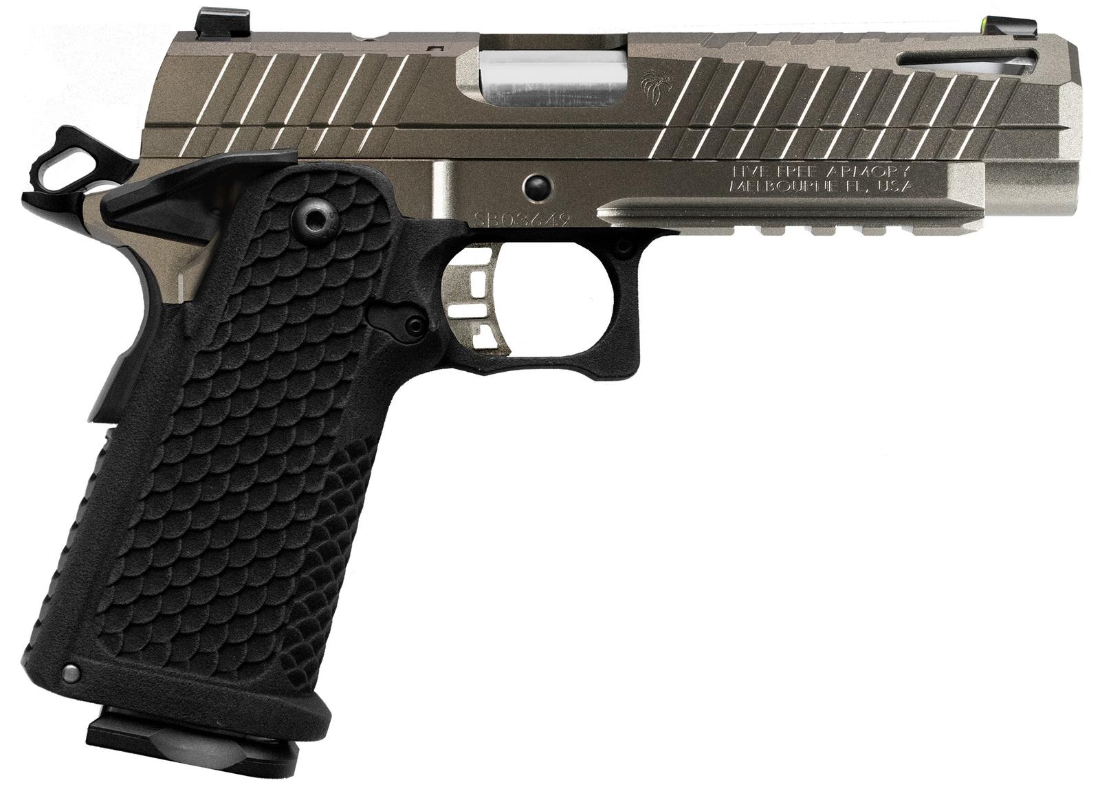 LFA APOLLO 11 FULL SIZE 9MM 5 17RD SILVER OR