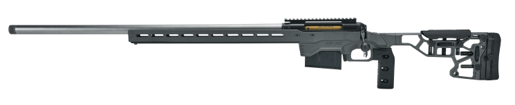 Savage Arms 57701 110 Elite Precision 223 Rem 10+1 26" Matte Stainless, Matte Black Rec, Gray Cerakote Adjustable MDT ACC Aluminum Chassis Stock, Left Hand (MB Not Included)