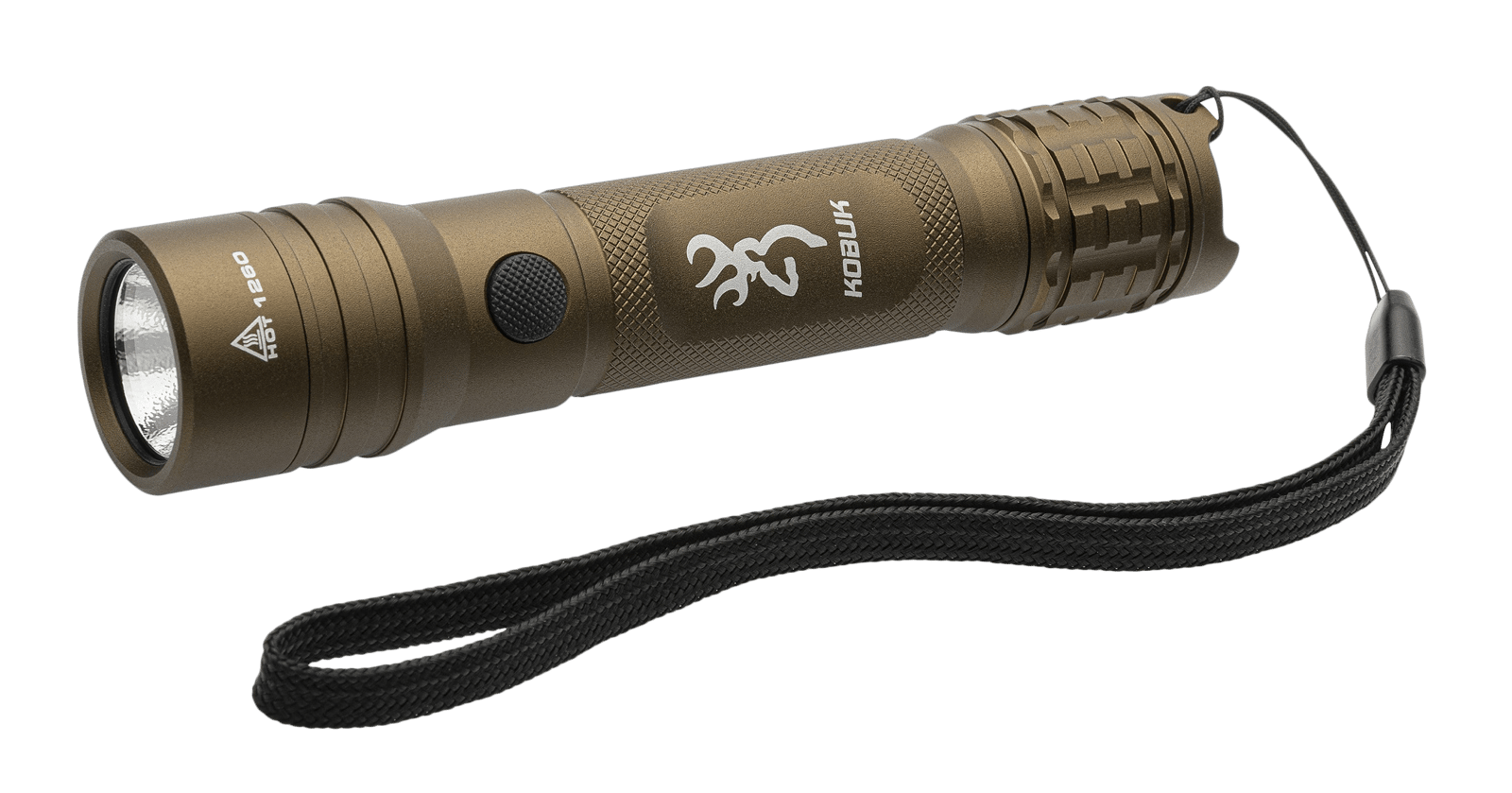 Browning 3711260 Kobuk Flashlight  Burnt Bronze 15/2000 Lumens White Nichia LED