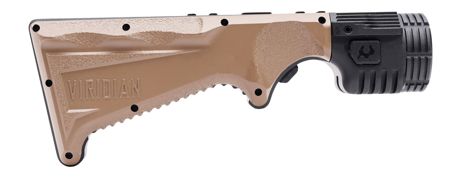 VIR 912-0104  4LUX 2K ANGLED FOREGRIP W/GRN LS FDE
