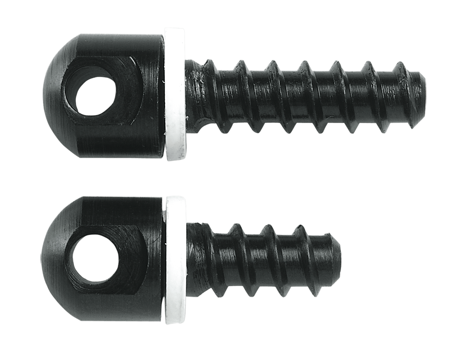 Uncle Mike's 25200 Magnum Band 115 RGS Screw Set made of Blued Steel Includes 1/2" Forend Base, 3/4" Rear Base Screws & White Spacers for Wood Stock Bolt Action Rifles