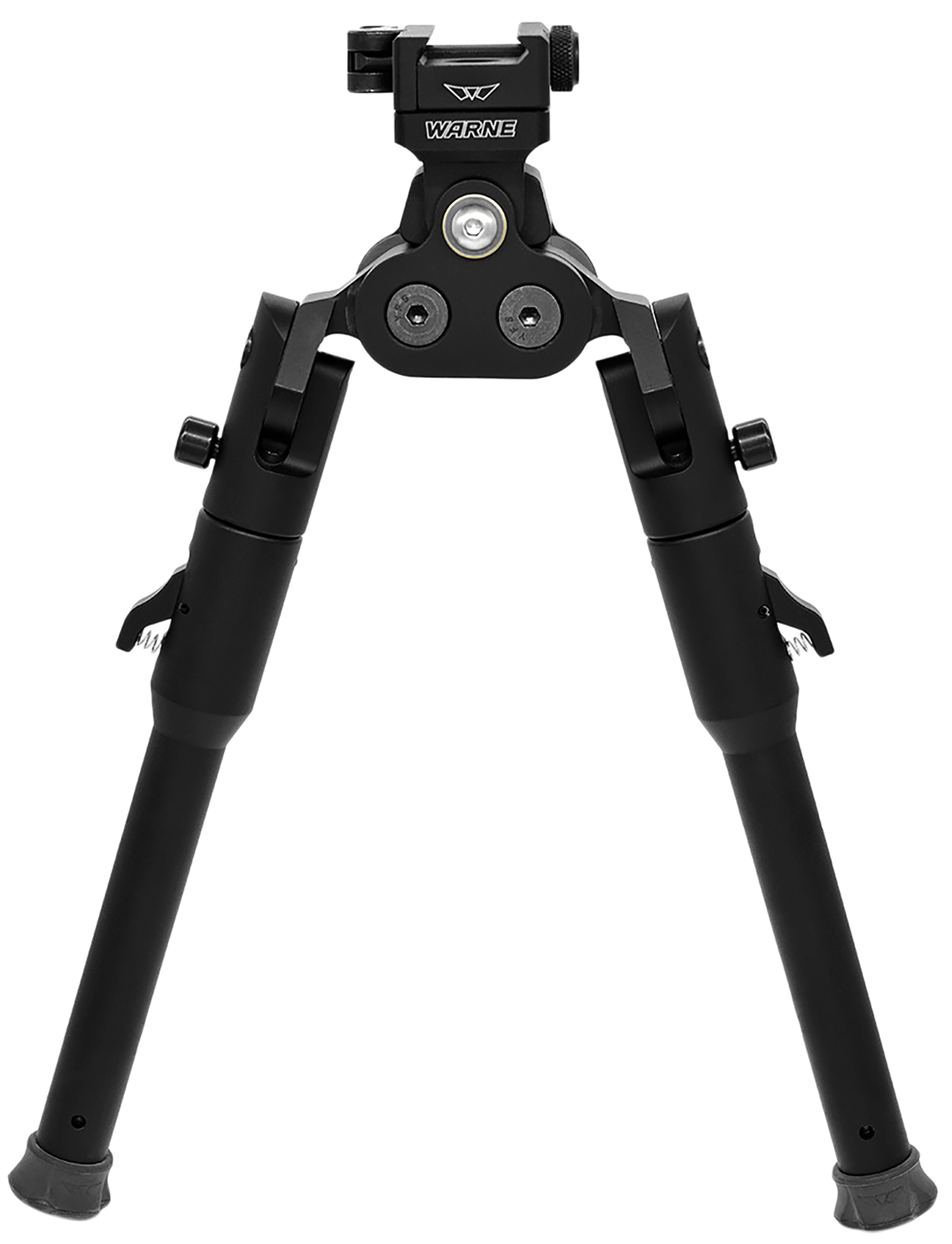 Warne 7921M Skyline Pro Bipod  Black Anodized QD Picatinny Head with Lite Legs
