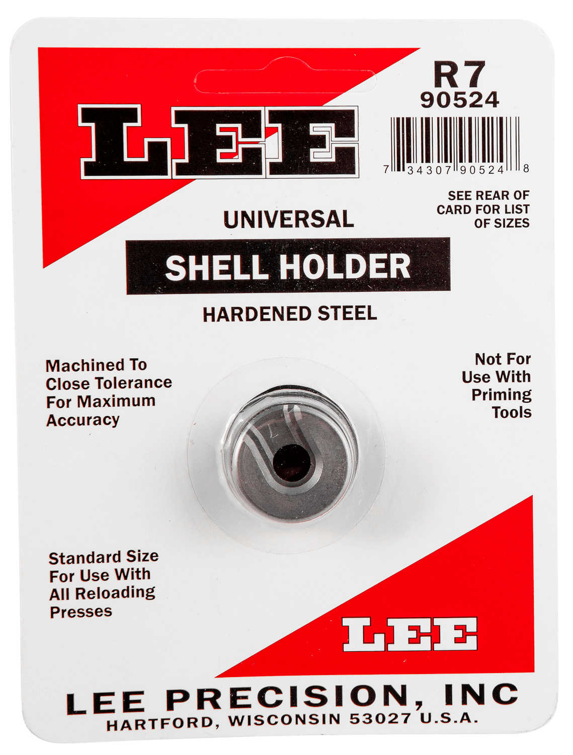 Lee Precision 90524 Shell Holder Universal #7R 30M1 / 32 ACP