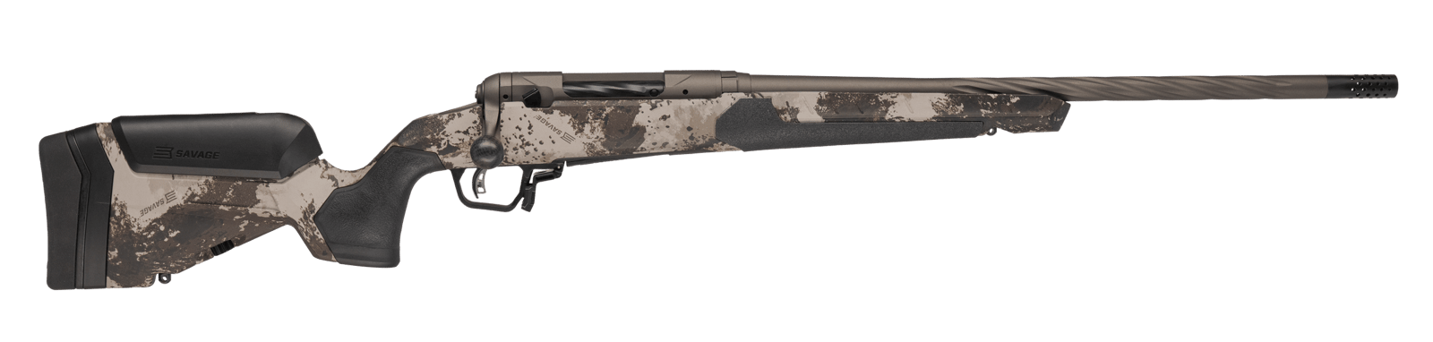Savage Arms 32603 110 Core Hunter Pro 308 Win 3+1 20" Fluted Barrel, Savage Western Camo AccuStock w/AccuFit V2 Synthetic Stock, Right Hand