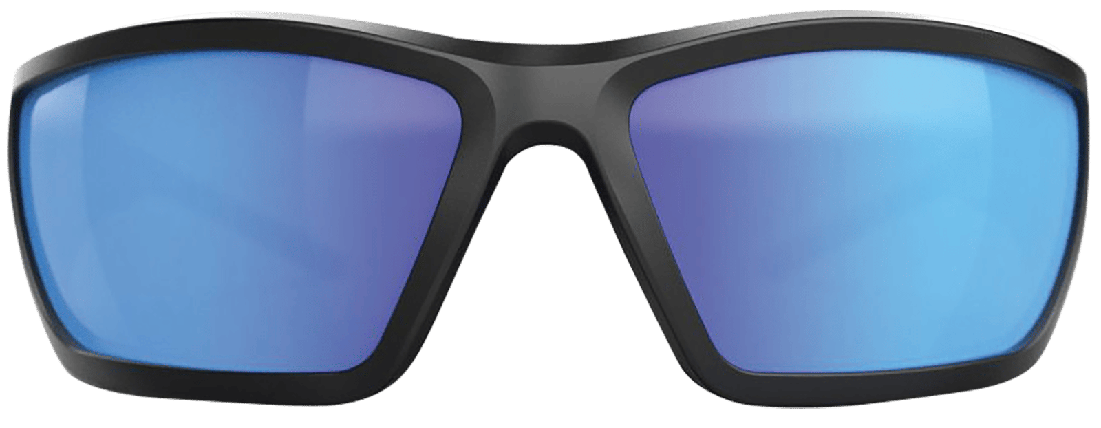 Glock AS41040 Blue Line Tactical Glasses Blue Mirror Lens Black Frame