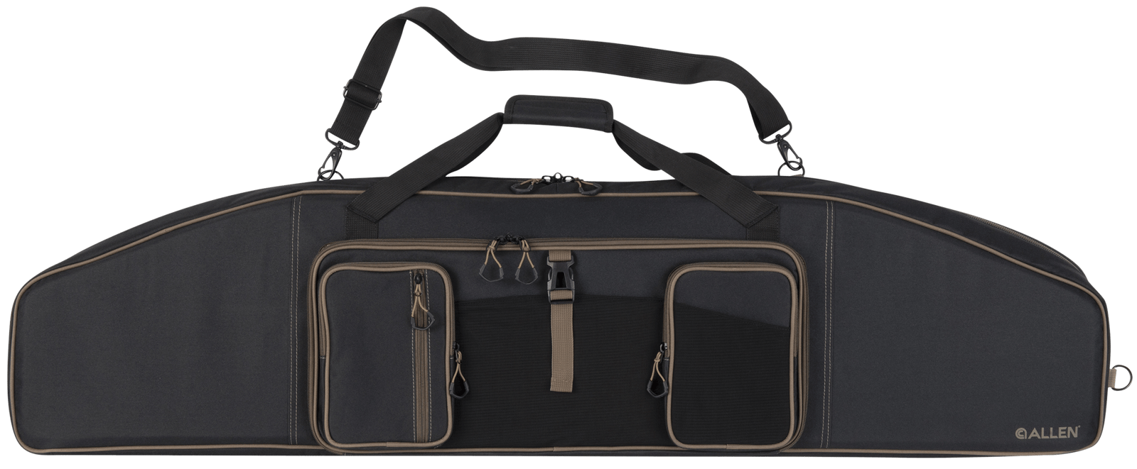 Allen 123-50 Tower Double Rifle Case 50" Rifle Case Black/Gold Endura 2
