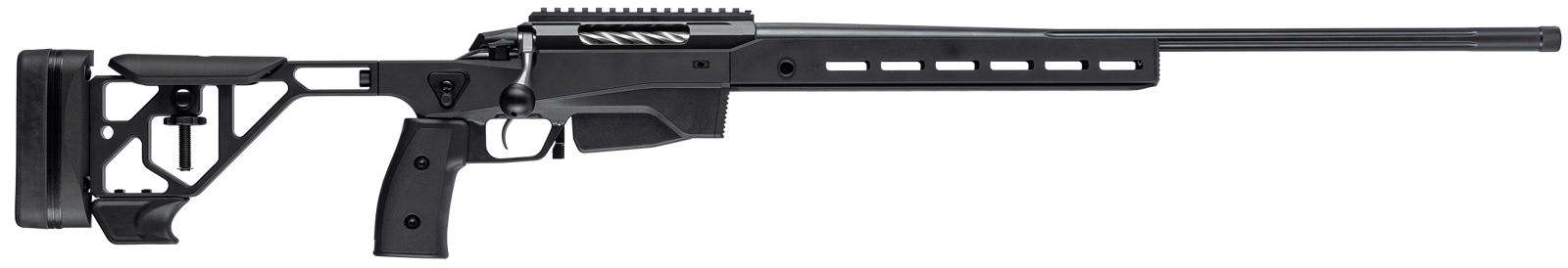 Tikka JRTXAGB31220 T3x Ace Game 223 Rem 10+1 24" Fluted Threaded Barrel, Black Cerakote Picatinny Rail Aluminum Receiver, M-LOK Handguard, Adjustable Aluminum Stock, Black Polymer Grip