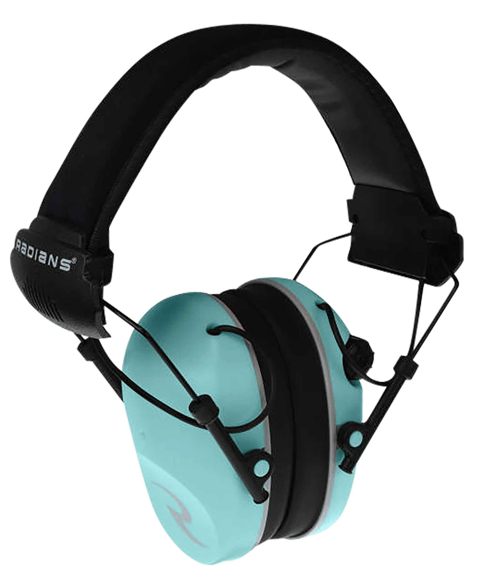 Radians R3220ECS R3200 Dual Mic Electronic Muff 23 dB Over the Head Aqua Blue