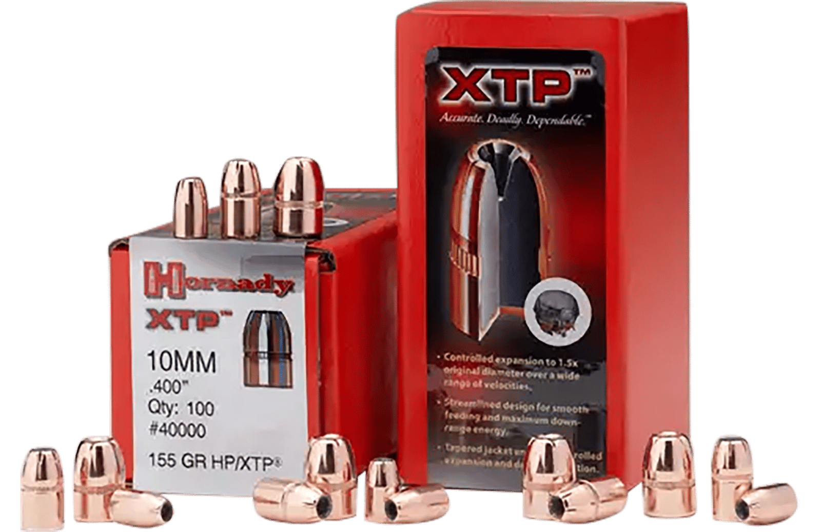 Hornady 45200 XTP  45 Cal .452 250 gr Hollow Point 100 Per Box/ 15 Case