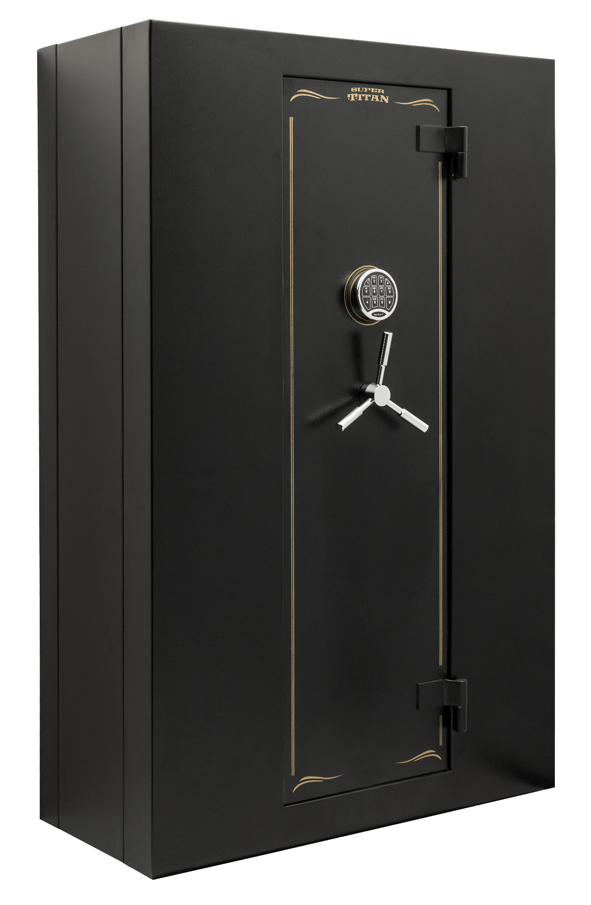 SnapSafe 75011 Modular Safe Super Titan Access Code/Key Entry Black 9 Gauge Steel Holds 24+ Long Guns