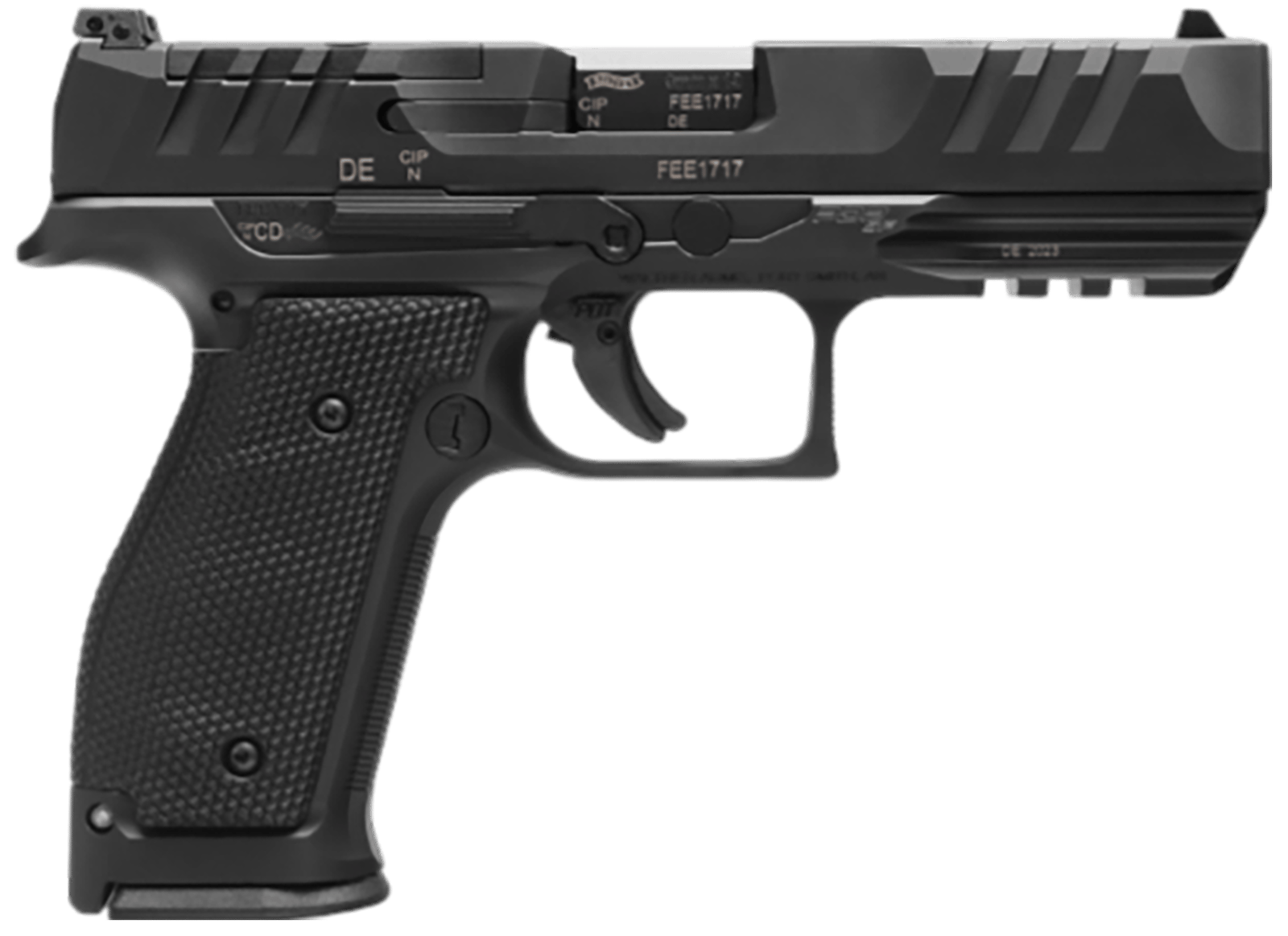 Walther Arms 2880032 PDP SF Full Size Frame 9mm Luger 10+1 4.50"