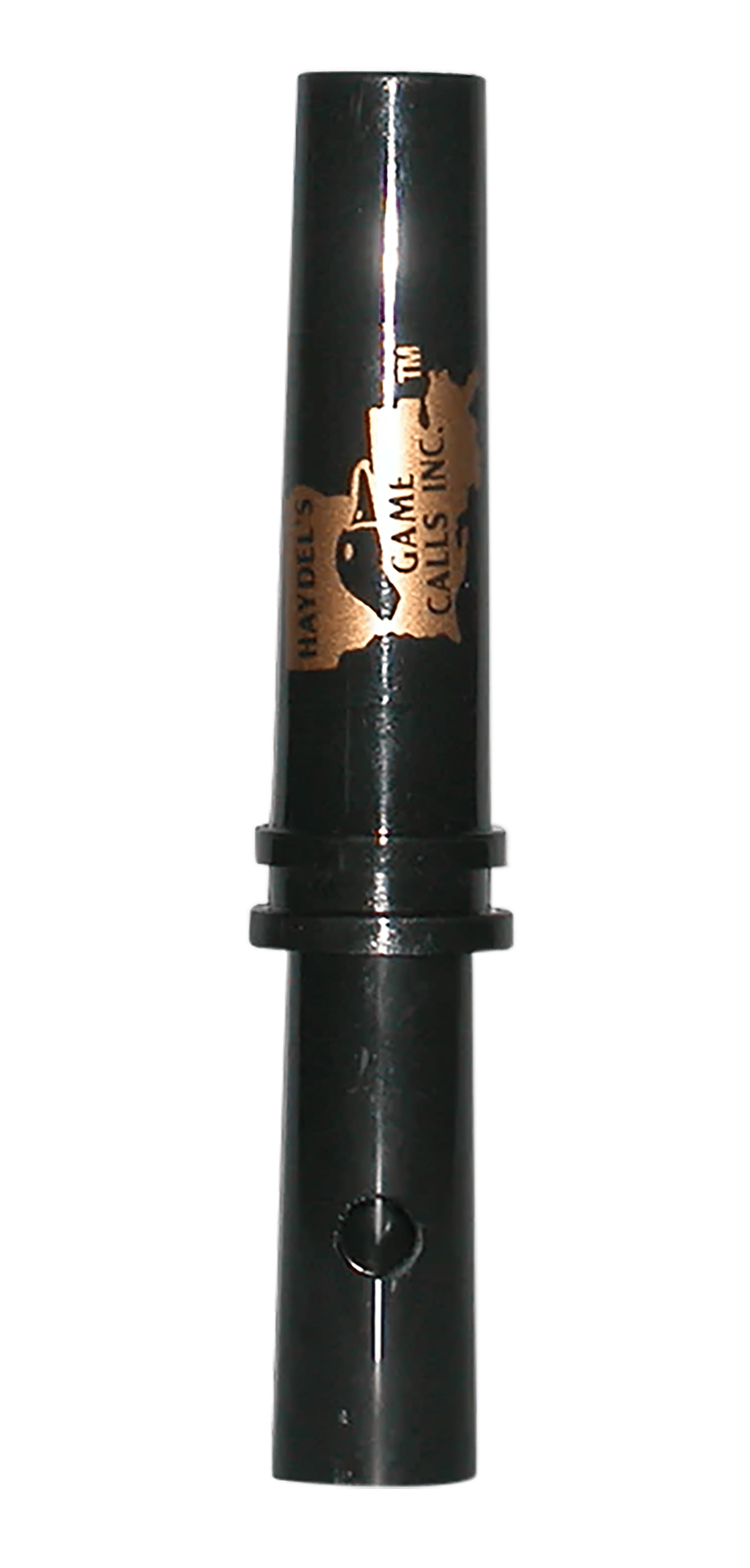 Haydel's Game Calls VTM90 Variable Tone  Open Call Double Reed Mallard Hen Sounds Attracts Ducks Black Acrylic
