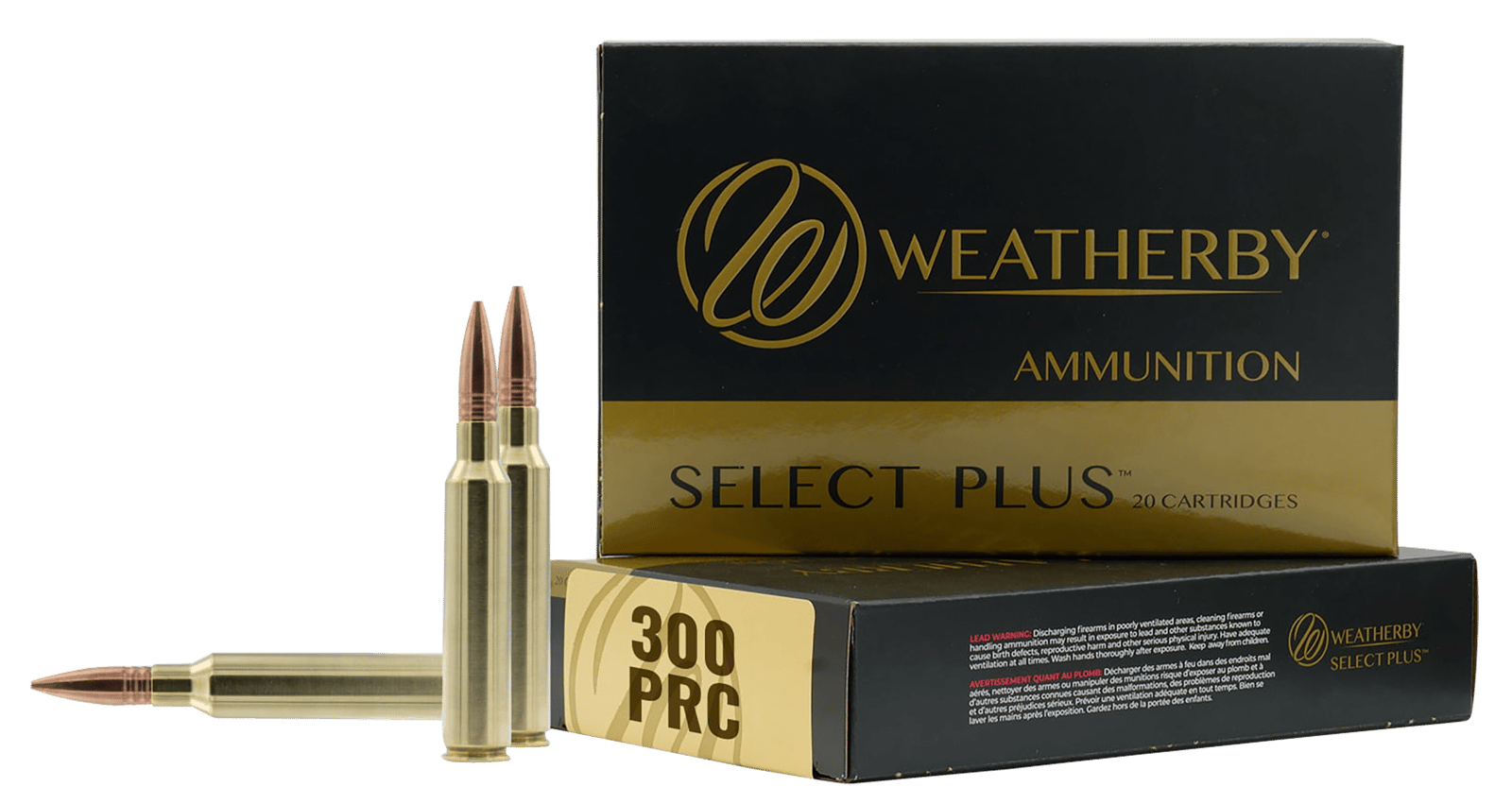 Weatherby R300P205EH Select Plus  300PRC 205gr Jacketed Hollow Point 20 Per Box/10 Case