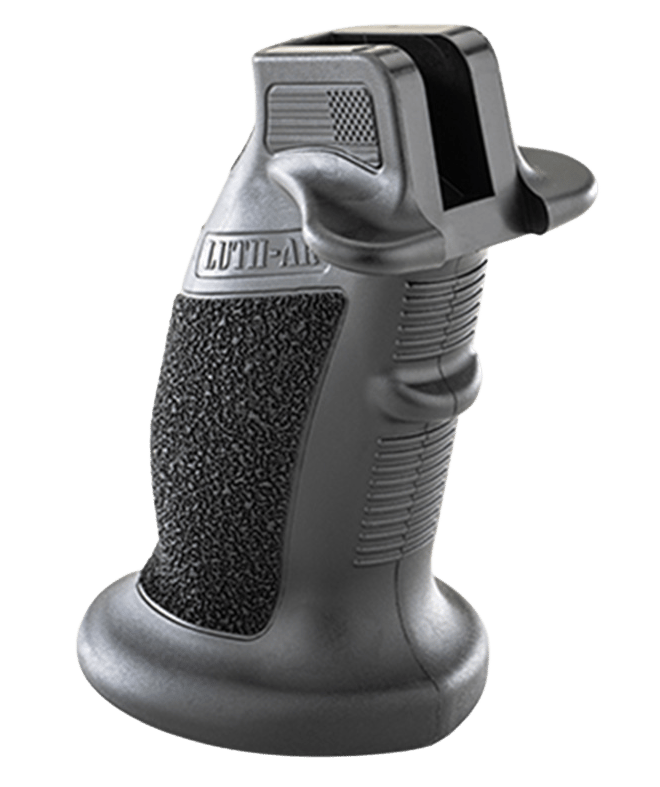Luth-ar PG-WG Wing Pistol Grip Black Thermoplastic Fits AR-15
