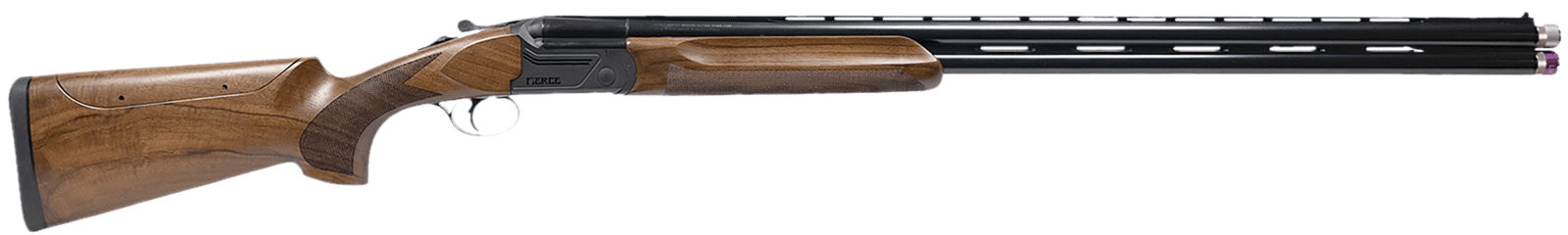 Fierce Firearms FA1230LHAC Alpha  Full Size 12 Gauge Break Open 2rd 30" Black Satin Cerakote Over/Under Vent Rib Barrel, Black Cerakote Steel Receiver, Adj Comb Oiled Turkish Walnut Stock, Left Hand