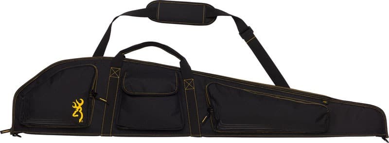 BROWNING BUCK MARK LOGO GUN CASE 50" RIFLE BLK/GLD W/SLING