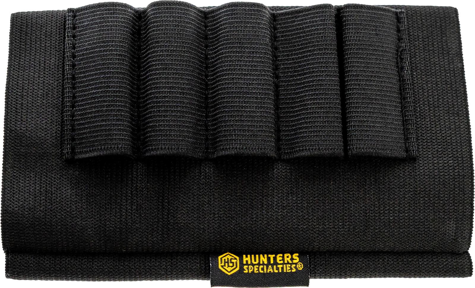 Hunters Specialties 00685 Buttstock Shell Holder  Black Elastic 5rd Shotgun