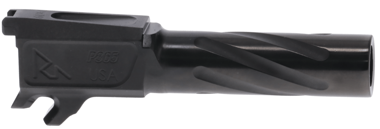 Rival Arms RA20P002A Precision Match Grade 9mm Luger 3.10" Fluted Threaded Black PVD Steel, Fits Sig P365