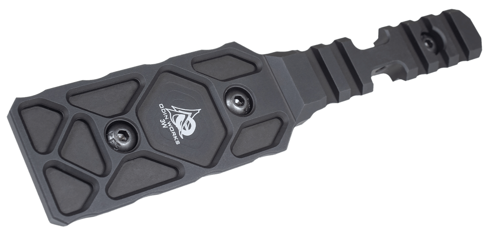 Odin Works ACCMLARCAMULTIRAIL M-LOK to Arca 3 Way Rail  Black Aluminum