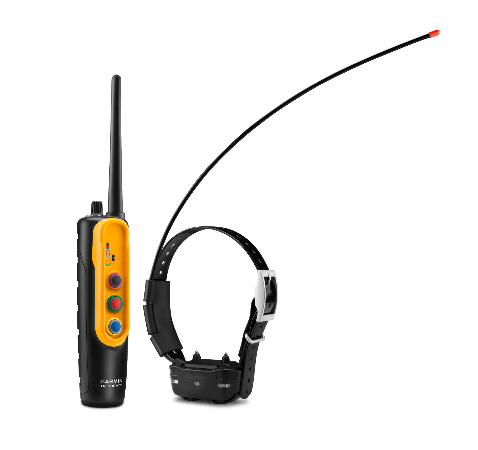 Garmin 0100120400 Pro Trashbreaker System Bundle Handheld w/BarkLimiter, Tri-Tronics, LED Beacon Lights, 1-Hand Operation Yellow Rechargeable Li-ion; Collar Up to 9 Dogs 4 Mile Range