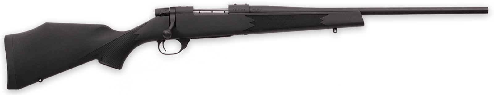 Weatherby VYT308NR0T Vanguard Synthetic Compact 308 Win Mag 4+1 20" Matte Blued #1 Threaded Barrel, Matte Blued Drilled & Tapped Steel Receiver, Black Adjustable Synthetic Stock