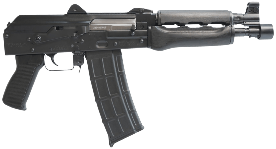 Zastava Arms Usa ZP85556 ZPAP 85 5.56x45mm NATO 30+1 10" Black, Polymer Grip, Dark Wood Handgaurd,