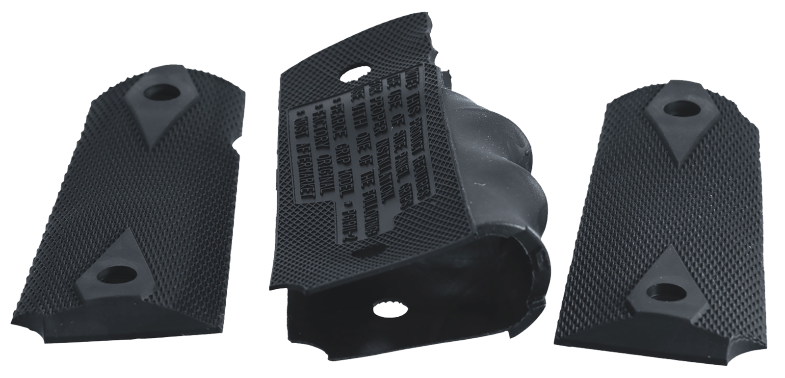 Pearce Grip PGM1911 Modular Grip System  Black Rubber for 1911 Government