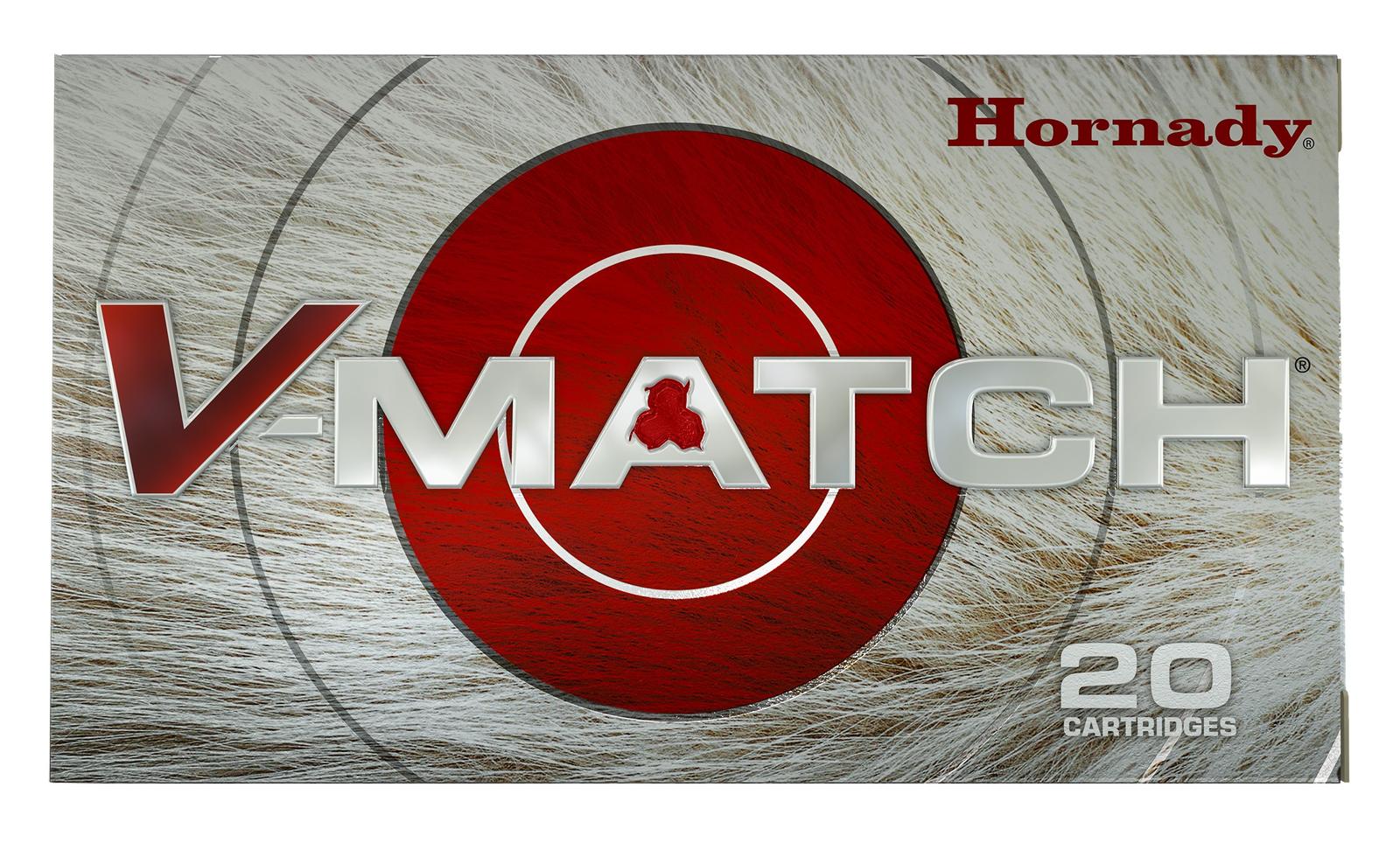 Hornady 81424 V-Match  25Creedmoor 95gr ELD-VT 20 Per Box/10 Case