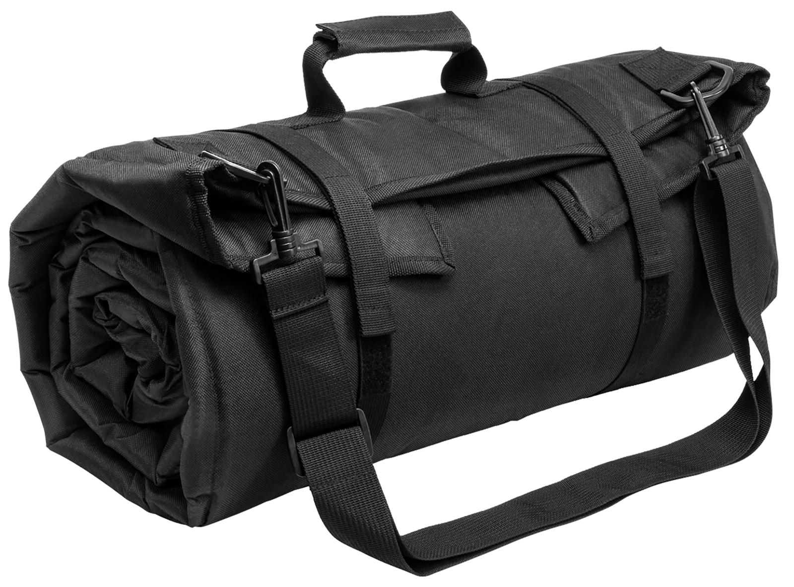 NcStar CVSHMR2957B Roll Up Shooting Mat  Black PVC 69"L x 35" H