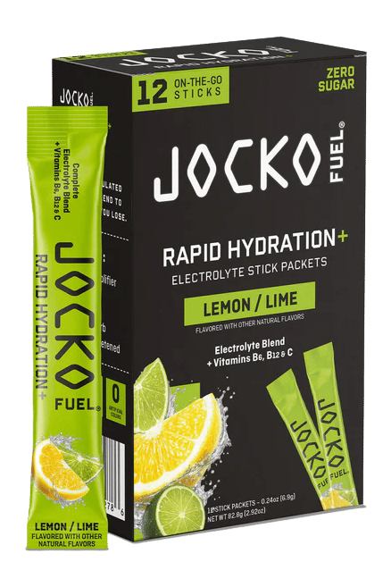 JOCKO 29278 RAPID HYDRATION POWDER LEMON LIME 12PK