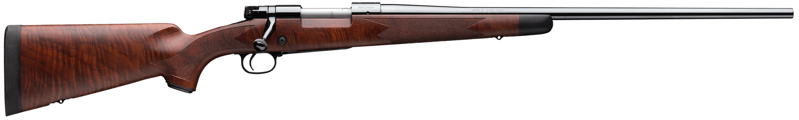 Winchester Repeating Arms 535203299 Model 70 Super Grade 6.8 Western Caliber with 3+1 Capacity, 24" Barrel, High Polished Blued Metal Finish & Satin Fancy Walnut Stock Right Hand (Full Size)