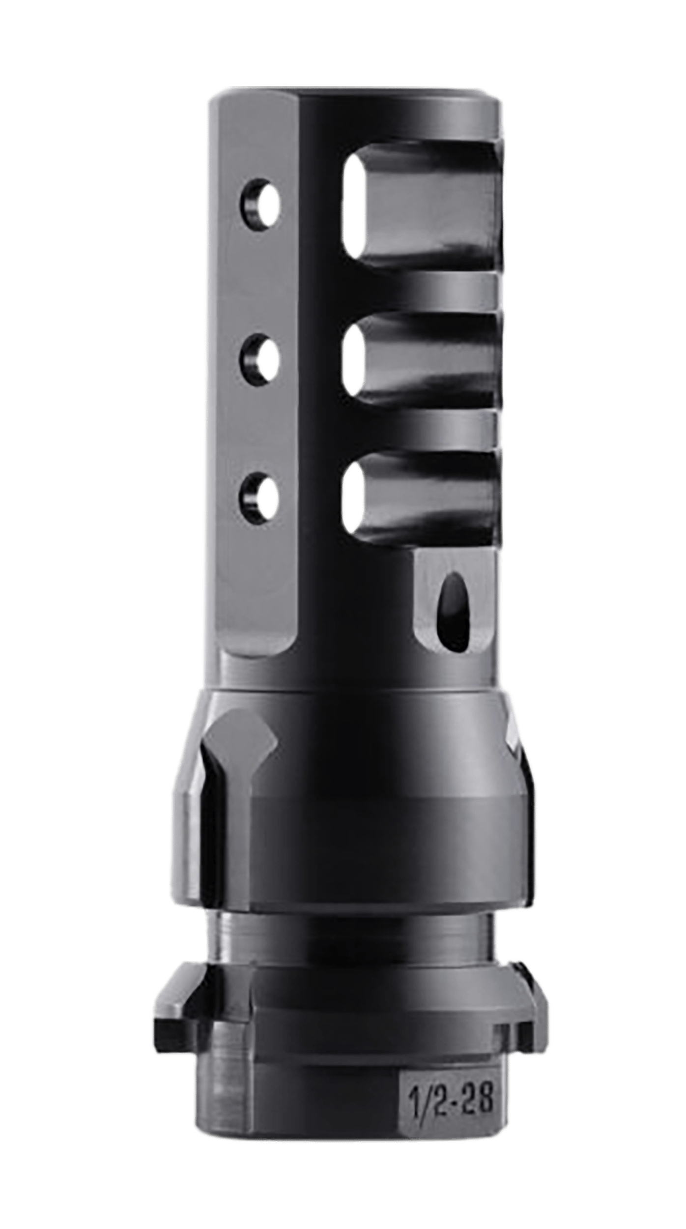 Dead Air DA101 KeyMount Muzzle Brake 1/2"-28 tpi 2.60" Black Steel